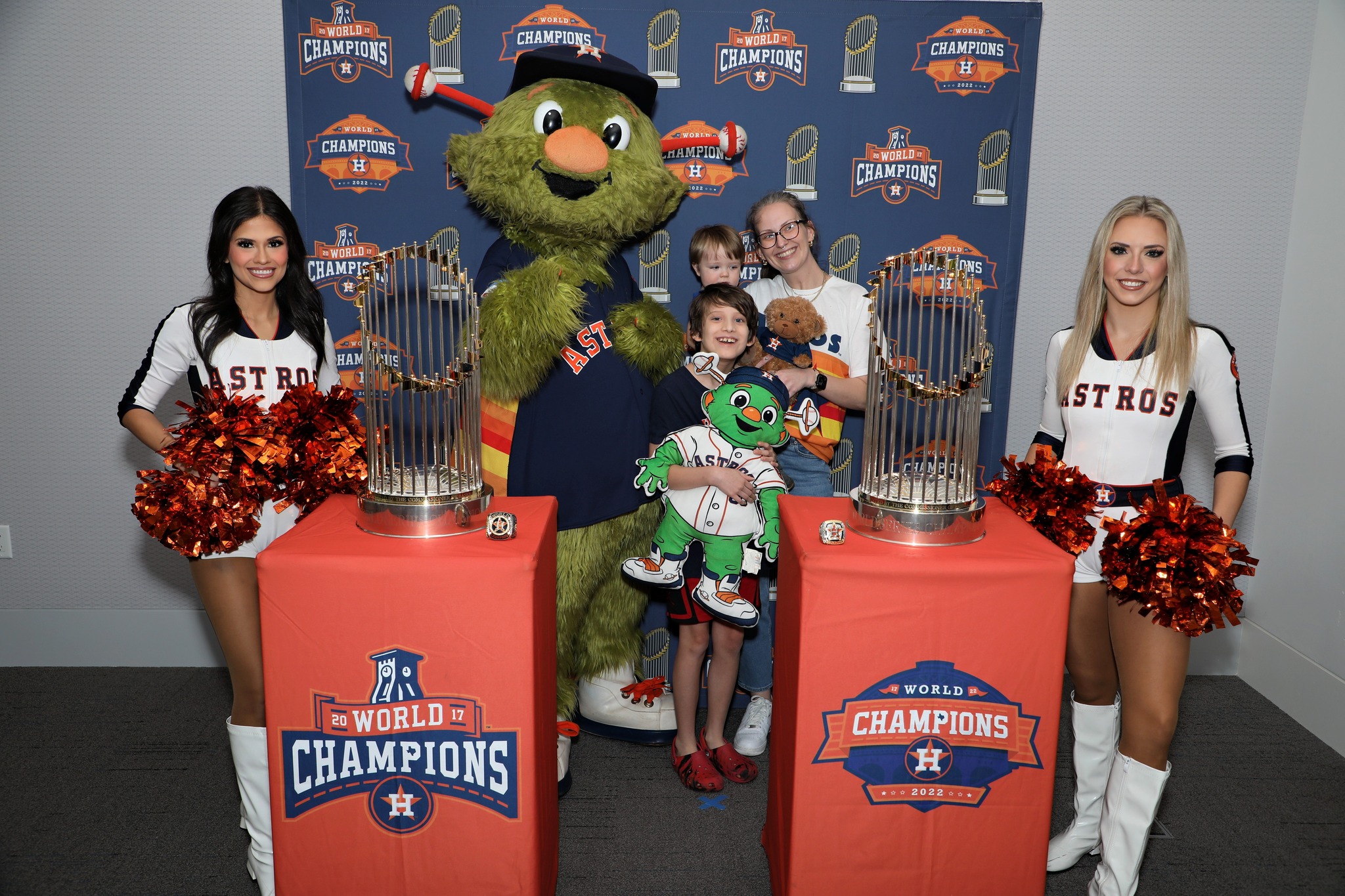 Staff and contractors at work